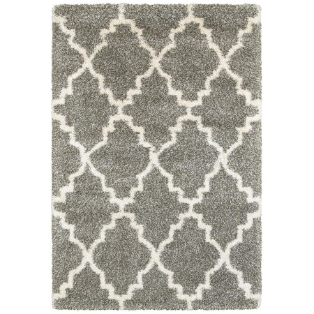 Oriental Weavers Henderson 092E9 2x3 Rectangle - Grey/ Ivory-Polypropylene H092E9057100ST